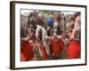 Masai Tribe, Masai Mara National Park, Kenya-Peter Adams-Framed Photographic Print