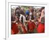 Masai Tribe, Masai Mara National Park, Kenya-Peter Adams-Framed Photographic Print