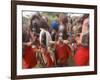 Masai Tribe, Masai Mara National Park, Kenya-Peter Adams-Framed Photographic Print