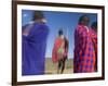Masai Tribe, Masai Mara National Park, Kenya-Peter Adams-Framed Photographic Print