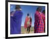 Masai Tribe, Masai Mara National Park, Kenya-Peter Adams-Framed Photographic Print