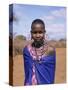 Masai Woman, Kenya, East Africa, Africa-Philip Craven-Stretched Canvas