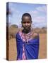 Masai Woman, Kenya, East Africa, Africa-Philip Craven-Stretched Canvas