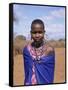 Masai Woman, Kenya, East Africa, Africa-Philip Craven-Framed Stretched Canvas