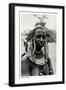 Masai Woman with Ear Hoops-null-Framed Art Print