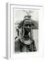 Masai Woman with Ear Hoops-null-Framed Art Print