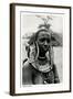 Masai Woman with Ear Hoops-null-Framed Art Print