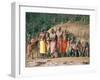 Masai Women and Children, Kenya, East Africa, Africa-Sybil Sassoon-Framed Photographic Print