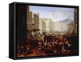 Masaniello Revolt, July 7, 1647-Michelangelo Cerquozzi-Framed Stretched Canvas