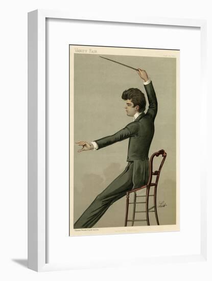 Mascagni Conducts-null-Framed Art Print