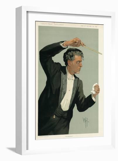 Mascagni Conducts-null-Framed Art Print