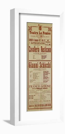 Mascagni & Puccine: Two Operas-null-Framed Art Print