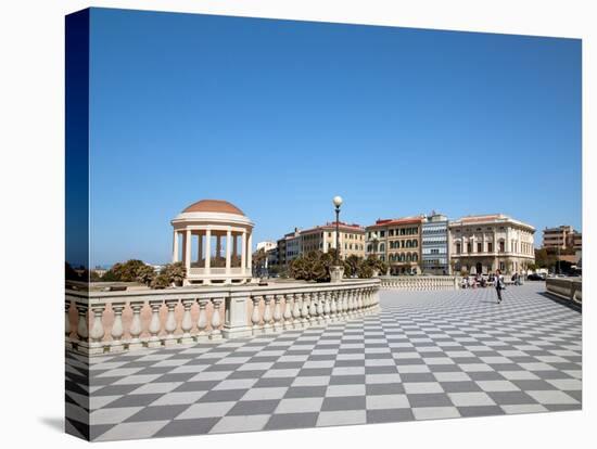 Mascagni Terrace (Terrazza Mascagni), Livorno, Tuscany, Italy, Europe-Adina Tovy-Stretched Canvas