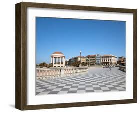 Mascagni Terrace (Terrazza Mascagni), Livorno, Tuscany, Italy, Europe-Adina Tovy-Framed Photographic Print