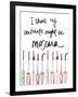 Mascara Soulmate-Gina Ritter-Framed Art Print