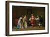 Mascarille Presenting Jodelet to Cathos and Madelon, 1865-Jean Hegesippe Vetter-Framed Giclee Print