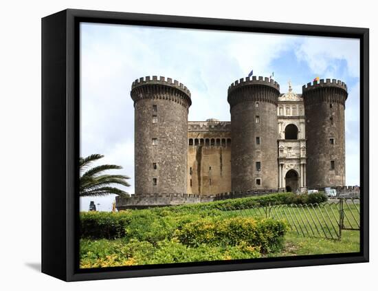 Maschio Angioino Castle (Castel Nuovo), Naples, Campania, Italy, Europe-Vincenzo Lombardo-Framed Stretched Canvas