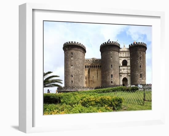 Maschio Angioino Castle (Castel Nuovo), Naples, Campania, Italy, Europe-Vincenzo Lombardo-Framed Photographic Print