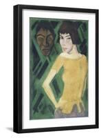 Maschka mit Maske. 1919 - 21-Otto Mueller-Framed Giclee Print