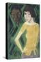 Maschka mit Maske. 1919 - 21-Otto Mueller-Stretched Canvas