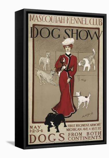 Mascoutah Kennel Club-null-Framed Stretched Canvas