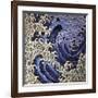 Masculine Wave (detail)-Katsushika Hokusai-Framed Giclee Print