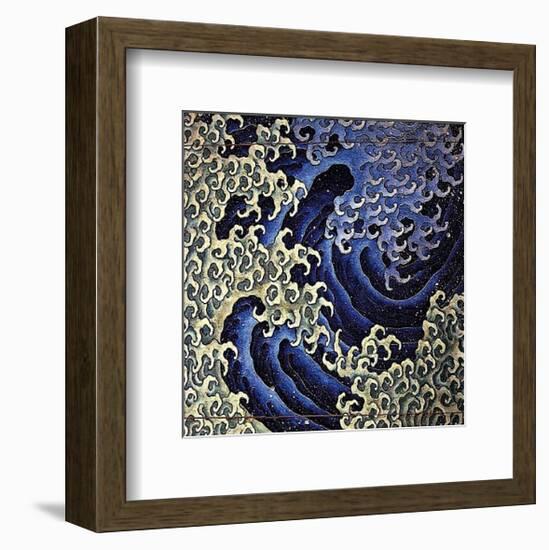 Masculine Wave-Katsushika Hokusai-Framed Art Print