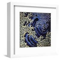 Masculine Wave-Katsushika Hokusai-Framed Art Print