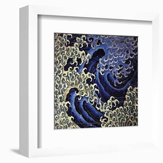 Masculine Wave-Katsushika Hokusai-Framed Art Print