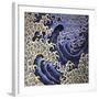 Masculine Wave-Katsushika Hokusai-Framed Art Print