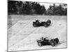 Maserati and Bugatti in Action at Brooklands, Surrey, 1933-null-Mounted Photographic Print