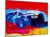 Maserati on the Race Track 1-NaxArt-Mounted Art Print