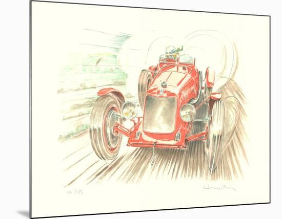 Maserati-Alain Moitrier-Mounted Collectable Print