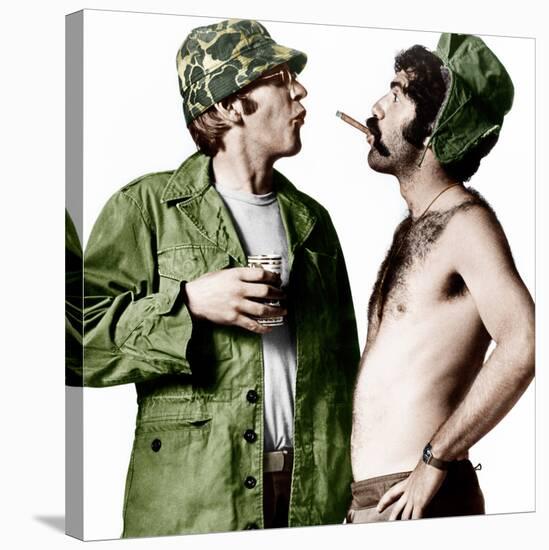 MASH, (aka M*A*S*H), from left: Donald Sutherland, Elliot Gould, 1970.-null-Stretched Canvas