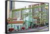 Masjid Jamae (Chulia) Mosque in South Bridge Road, Chinatown, Singapore, Southeast Asia, Asia-Fraser Hall-Framed Stretched Canvas