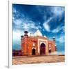 Masjid Mosque-Taj Mahal India-null-Framed Art Print