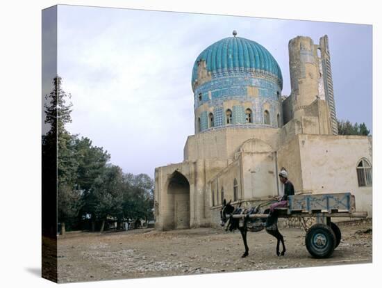 Masjid Sabz, the Green Mosque in Balkh, Afghanistan-Kenneth Garrett-Stretched Canvas