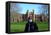 Mask, Covid-19, Wagner College, 2020, (Photograph)-Anthony Butera-Framed Stretched Canvas