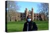 Mask, Covid-19, Wagner College, 2020, (Photograph)-Anthony Butera-Stretched Canvas
