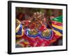 Mask Dance Celebrating Tshechu Festival at Wangdue Phodrang Dzong, Wangdi, Bhutan-Keren Su-Framed Photographic Print