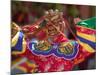 Mask Dance Celebrating Tshechu Festival at Wangdue Phodrang Dzong, Wangdi, Bhutan-Keren Su-Mounted Photographic Print