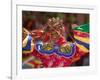 Mask Dance Celebrating Tshechu Festival at Wangdue Phodrang Dzong, Wangdi, Bhutan-Keren Su-Framed Photographic Print