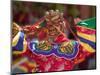 Mask Dance Celebrating Tshechu Festival at Wangdue Phodrang Dzong, Wangdi, Bhutan-Keren Su-Mounted Photographic Print