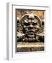 Mask, Detail from Porta Nuova, Palermo, Sicily, Italy-null-Framed Giclee Print