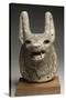 Mask  Dog, Anubis or Qebehsenuef to Movable Jaw-null-Stretched Canvas