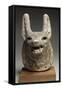 Mask  Dog, Anubis or Qebehsenuef to Movable Jaw-null-Framed Stretched Canvas