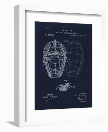 Mask for Baseball Catcher-Tina Lavoie-Framed Giclee Print