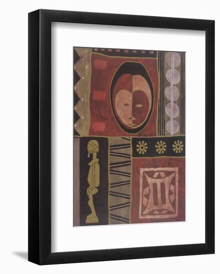 Mask I-Dominique Gaudin-Framed Art Print