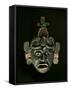 Mask in Jade and Shell Mosaic, Mayan Early Classical period 300-600 AD, Tikal, Guatemala-null-Framed Stretched Canvas