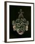 Mask in Jade and Shell Mosaic, Mayan Early Classical period 300-600 AD, Tikal, Guatemala-null-Framed Photographic Print